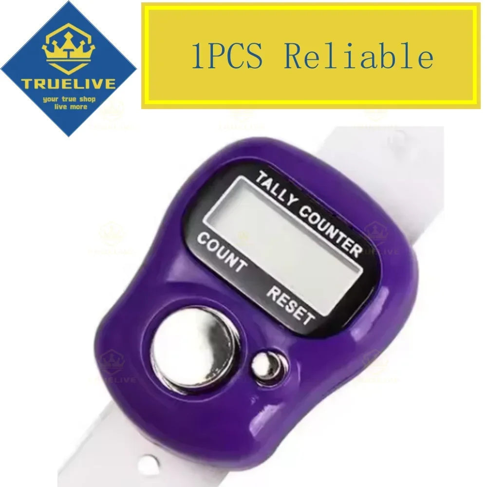 5/3/1PCS Mini Electronic Finger Counter Hand Tally Clicker Counter Ring Digital Counters Knitting Row Counter Stroke Contador