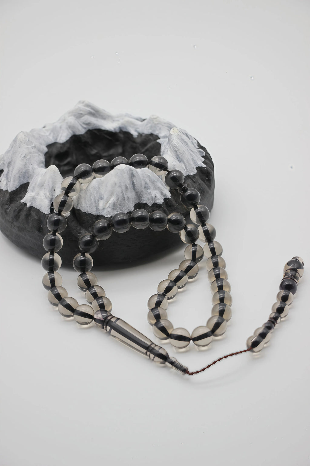 Handmade Glass Tasbih Prayer Beads, Luxury Multicolor Islamic Jewelry for Prayer, Gifting & Collection, Unique Craftsmanship