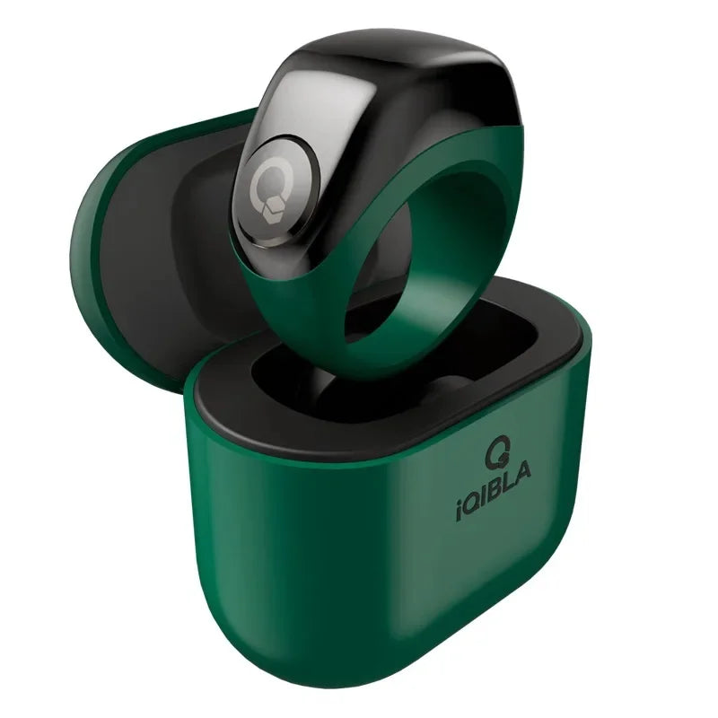 Smart Ring J01 with Three Rechargeable Ring Holders Charge Box Jewelry Accessories Intelligent Counting Bluetooth Device