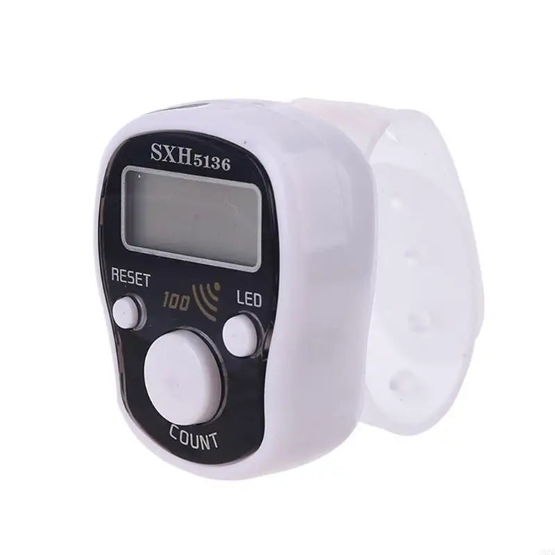 LED Finger Tally Counter Digital Electronic Tasbeeh Counters Lap Track Handheld Clicker with Ring Digits Display Gift