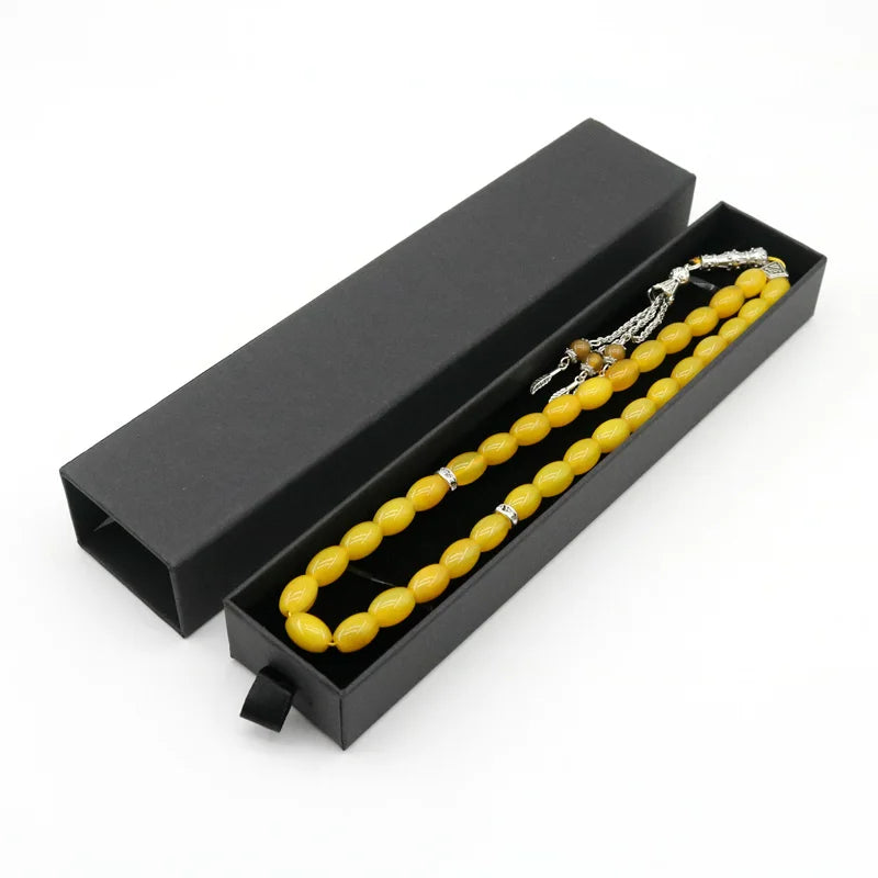 33 Beads Islamic Tasbih Natural Agate Creative Bracelet Dream   Muslim Accessories Tasbeh Tassel Men's Jewelry Misbaha Gift