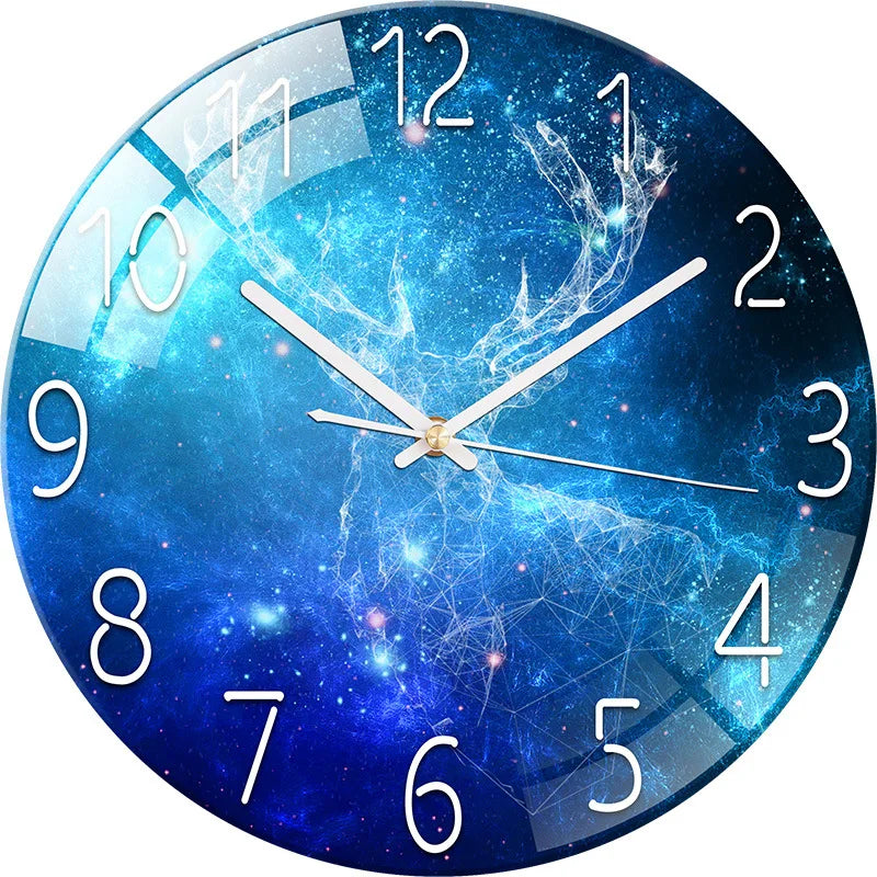 12 inch Modern Silent Wall Clock Non-ticking Silent Digital Wall Clock Silent Movement Without Ticking Living Room Decoration