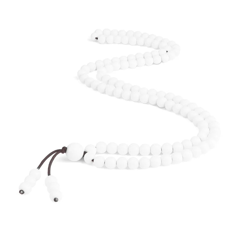 6mm Black Natural Lava Stone Bracelet Meditation Prayer Yoga 108 Mala Beads Necklace for Women Men Charm Bracelets Jewelry Gift