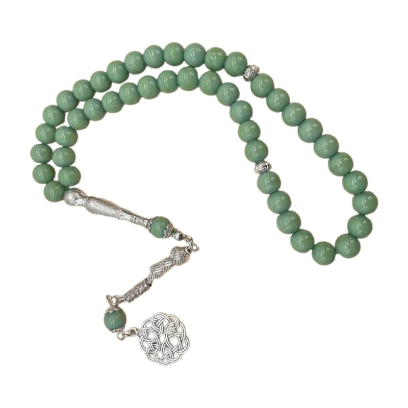 Prayer Beads Bracelet Tasbih 45 Rosary Beads Handchain Muslims Religion Eid Gift 4XBF