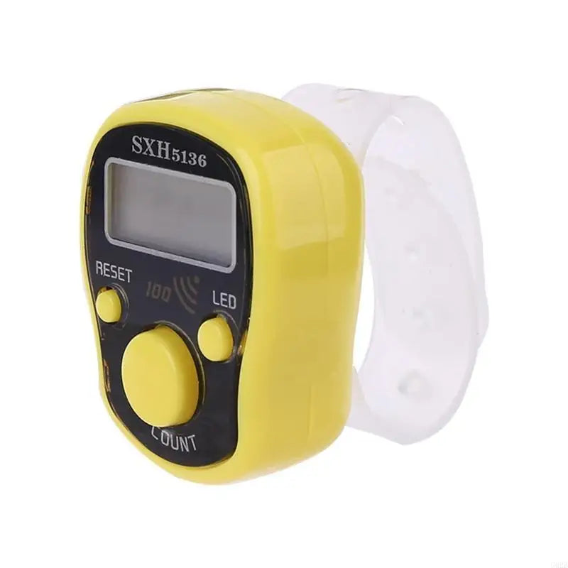 LED Finger Tally Counter Digital Electronic Tasbeeh Counters Lap Track Handheld Clicker with Ring Digits Display Gift