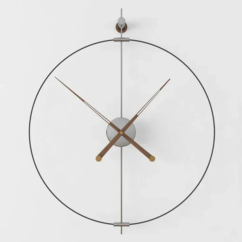 Spanish Large Wall Clock Nordic Modern Wall Clocks Luxury Living Room Minimalism Decoration Clock Bedroom Movement Silent Clocks