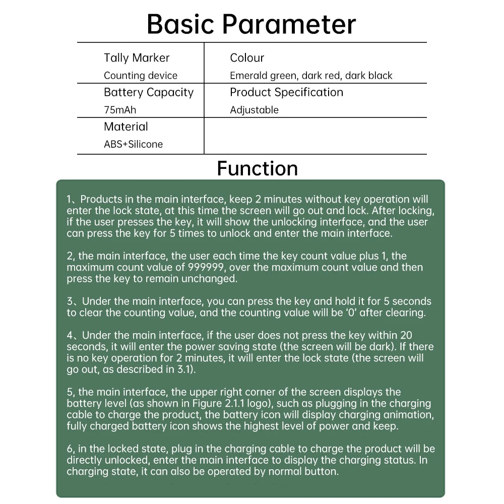 Smart Tasbih Tally Counter Digital Electronic Finger Ring Tally Counter Muslims Tasbeeh Zikr Ring Prayer Time Vibration Reminder