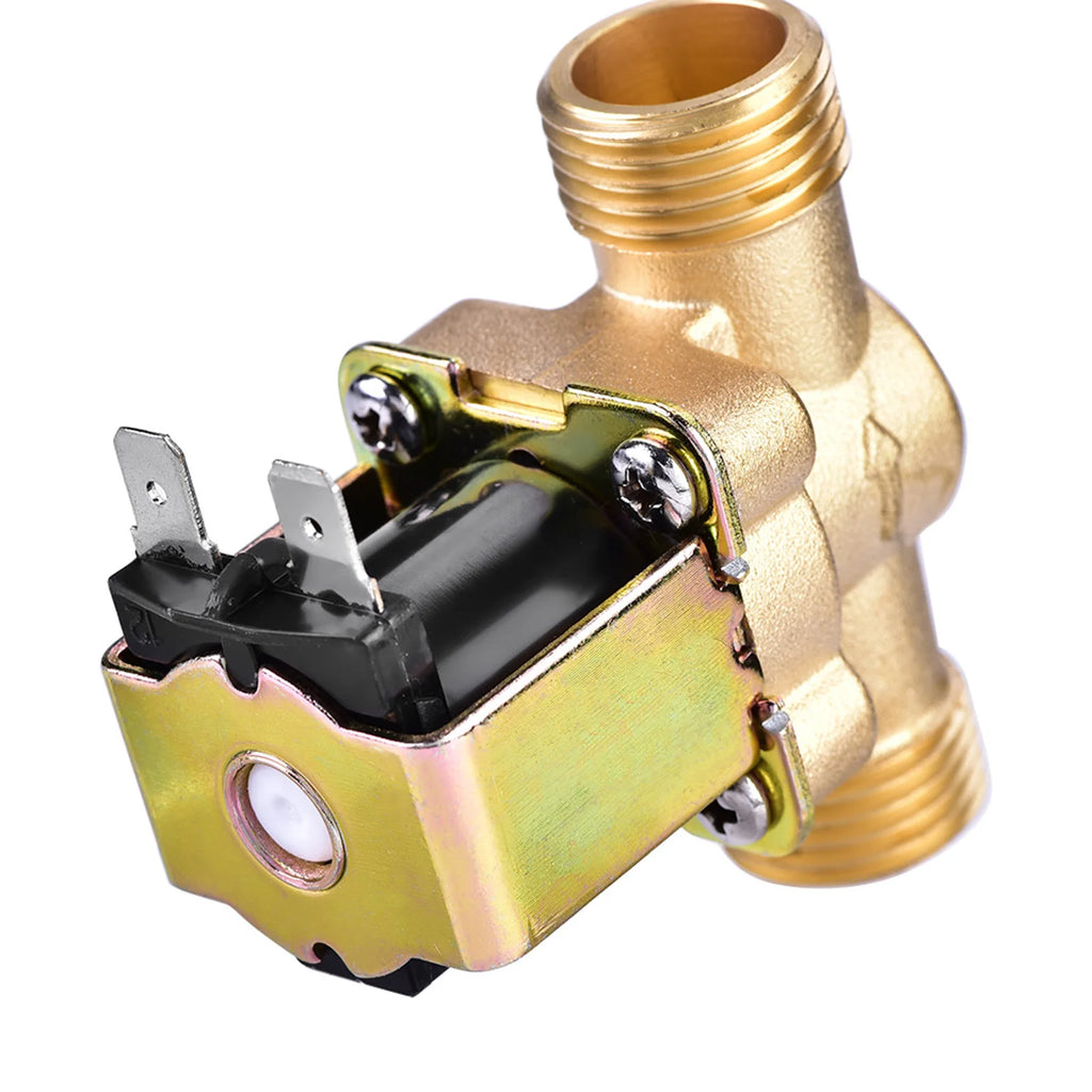 1/2" AC 220V Normally Closed Brass Electric Solenoid Magnetic Valve For Water Control AC Water Valve Electric Valve Water Valve