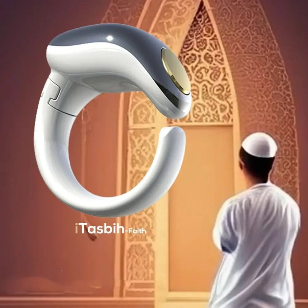 Gifts Adjustable Tasbih Counter Zikr Rings Waterproof 3 Size(18/20/22mm) Finger Counter APP Support Muslims Digital Counter