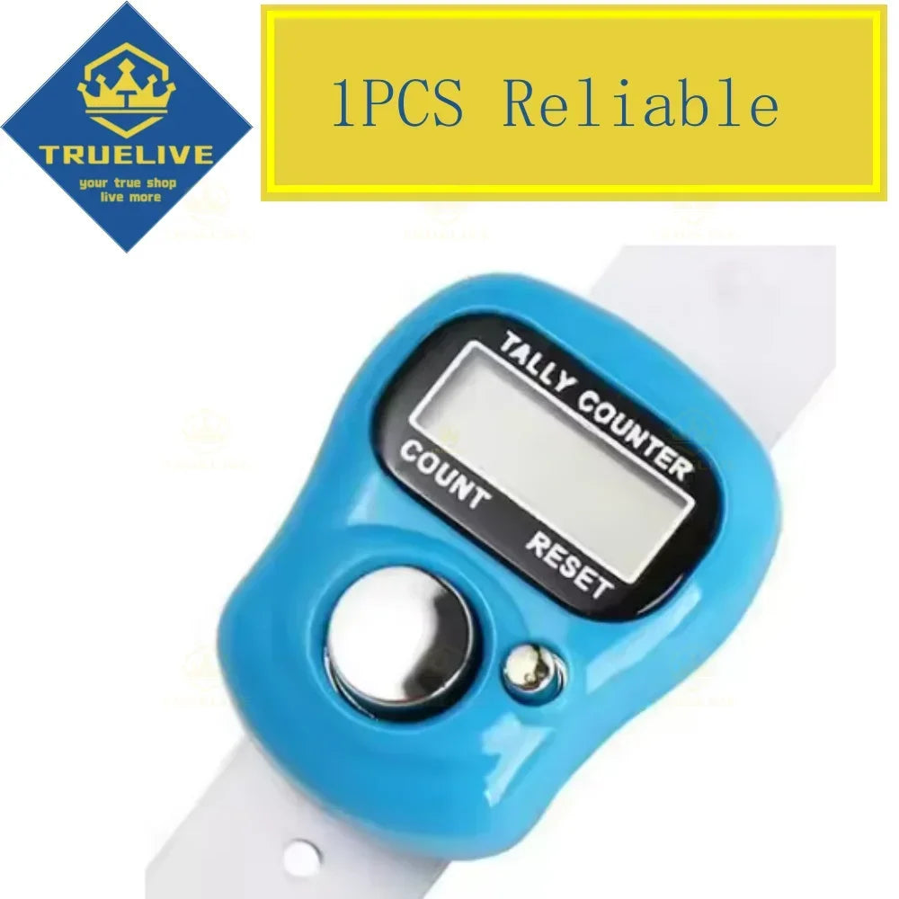 5/3/1PCS Mini Electronic Finger Counter Hand Tally Clicker Counter Ring Digital Counters Knitting Row Counter Stroke Contador