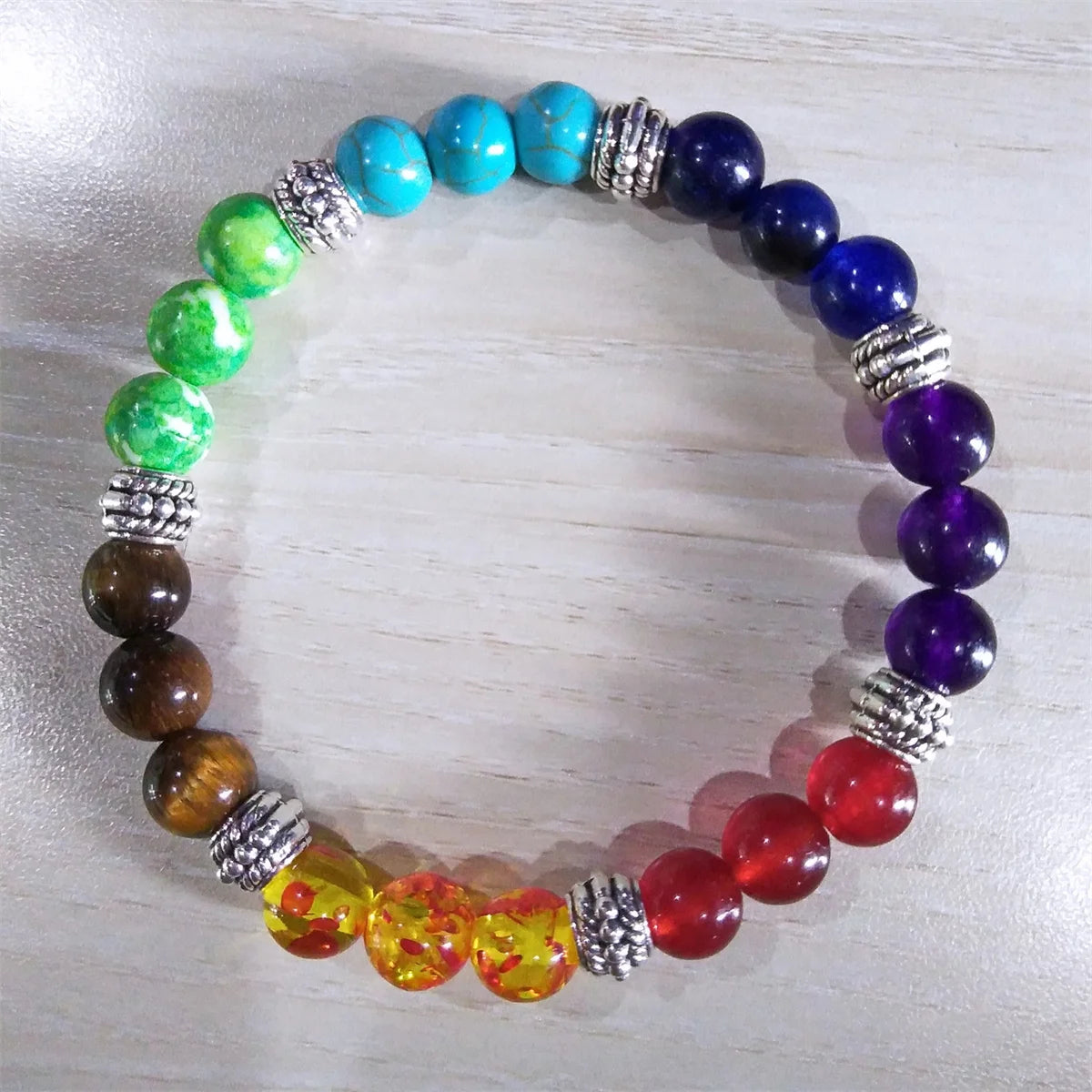 7 Chakra Beads Bracelets Bangles For Women Men Natural Stone Reiki Healing Balance Yoga Bracelet Prayer Meditation Jewelry Gift
