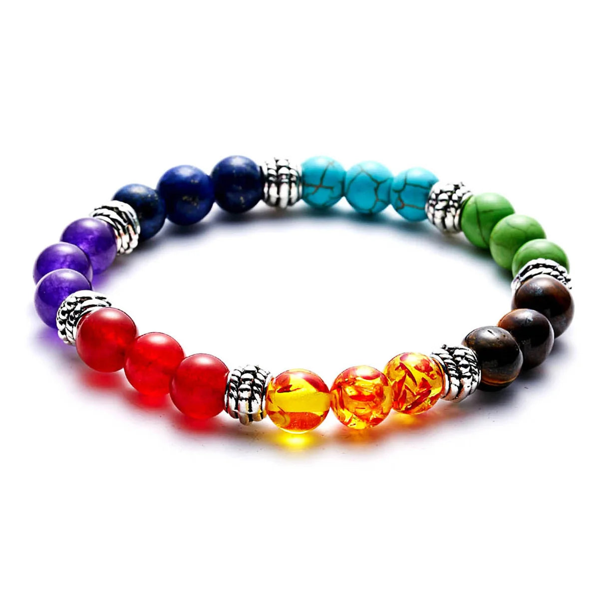 7 Chakra Beads Bracelets Bangles For Women Men Natural Stone Reiki Healing Balance Yoga Bracelet Prayer Meditation Jewelry Gift
