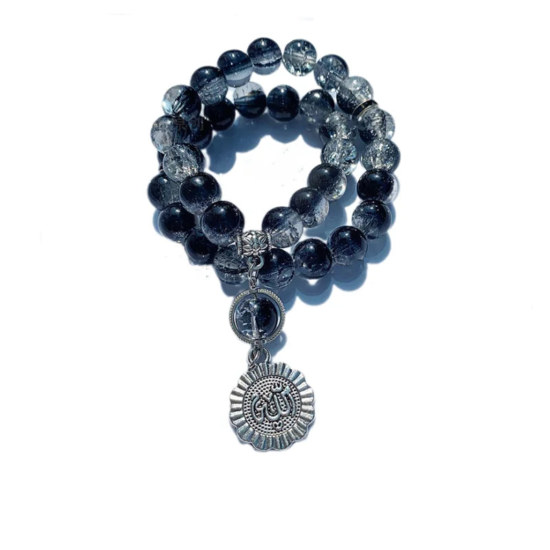 1 Strand Muslim Prayer 33/99 Pieces 10mm Beads Tasbih Bracelet Ramadan Eid Gift Jewelry Islamic  Arab