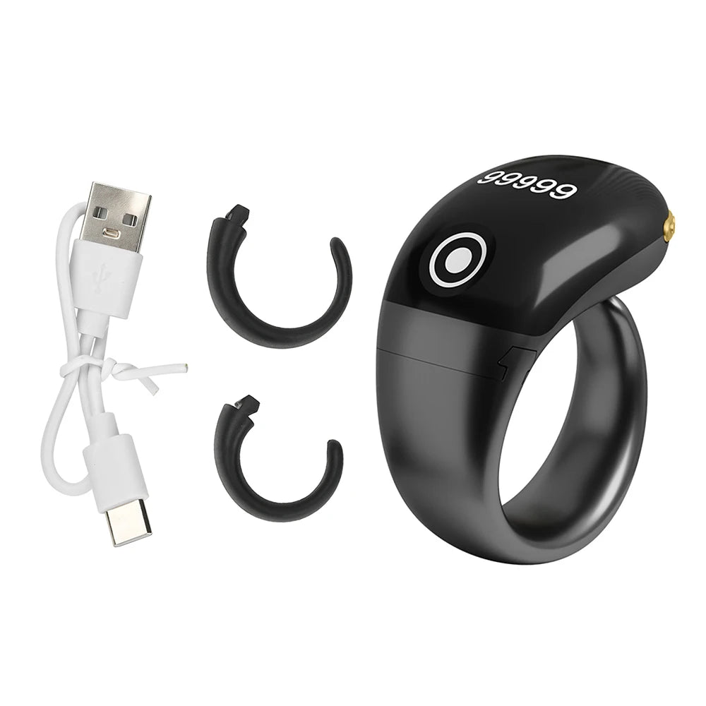 S7pro Bluetooth Electronic Counter APP Control Monitor Smart Finger Counter Muslims Tasbeeh Zikr Ring Prayer Time