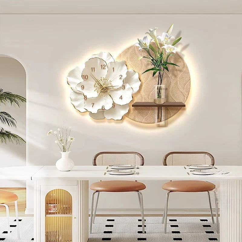 Big Mural Wall Clocks Luxury Creativity Wall Clocks Chic Decoration Clock Large Models Nordic Interior Clock Trendy House Decor