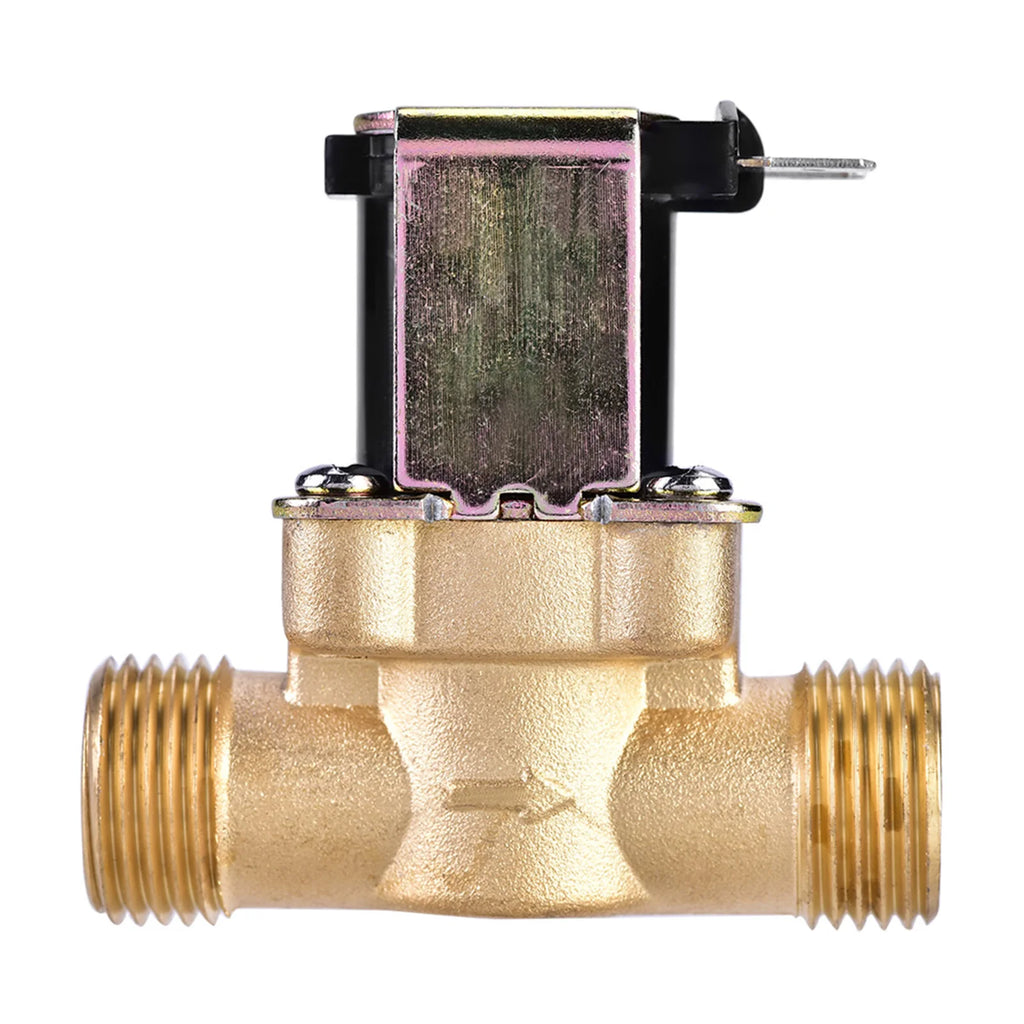 1/2" AC 220V Normally Closed Brass Electric Solenoid Magnetic Valve For Water Control AC Water Valve Electric Valve Water Valve