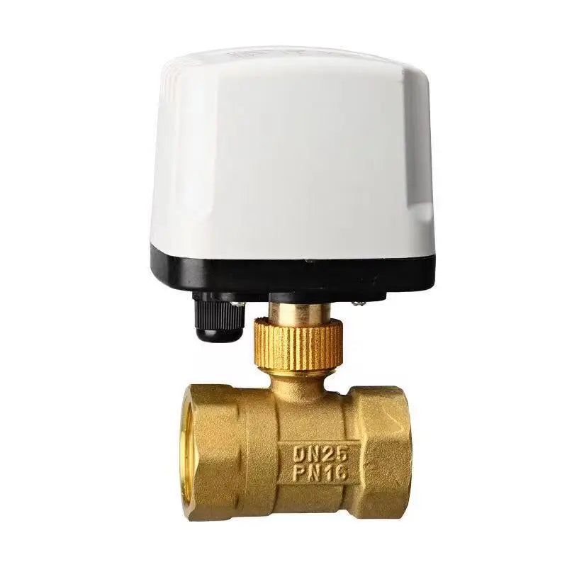 1/2'' 3/4'' 1'' 1-1/4'' 2 Inch IP65 Waterproof Motorized Ball Valve 2 Way Brass Electric Ball Valve Big Torque Metal Motor