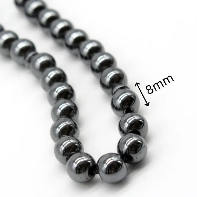 Arabic Style 8mm 33 Beads Muslim Prayer Beads Islamic Tasbih Black Agate Handcrafted Jewelry for Men And Women