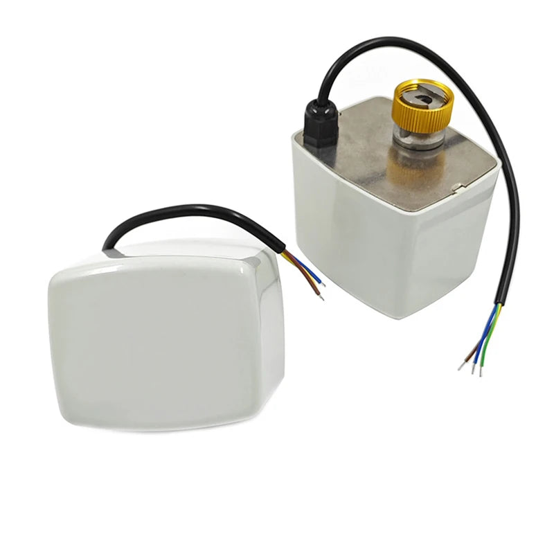 1/2" 3/4" 1" 1-1/4" 1-1/2" Brass 3-Way Electric Ball Valve Three Wire Two Control AC220V DC24V DC12V AC24V