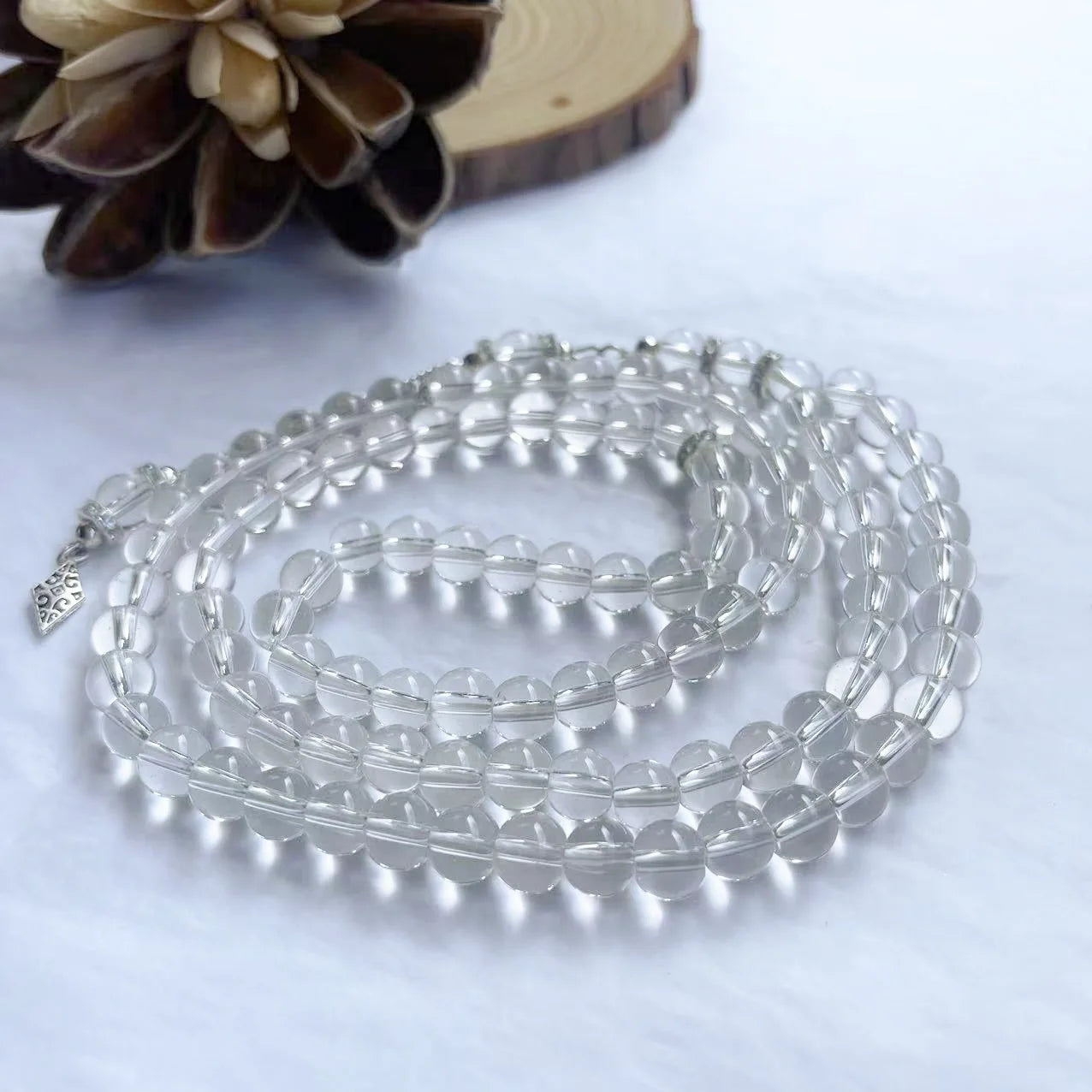 1PC  glass bracelet, Islamic Prayer Beads, Muslim Rosary for Prayer, Meditation, Stress Relief & Ramadan Eid Gift for Men Women