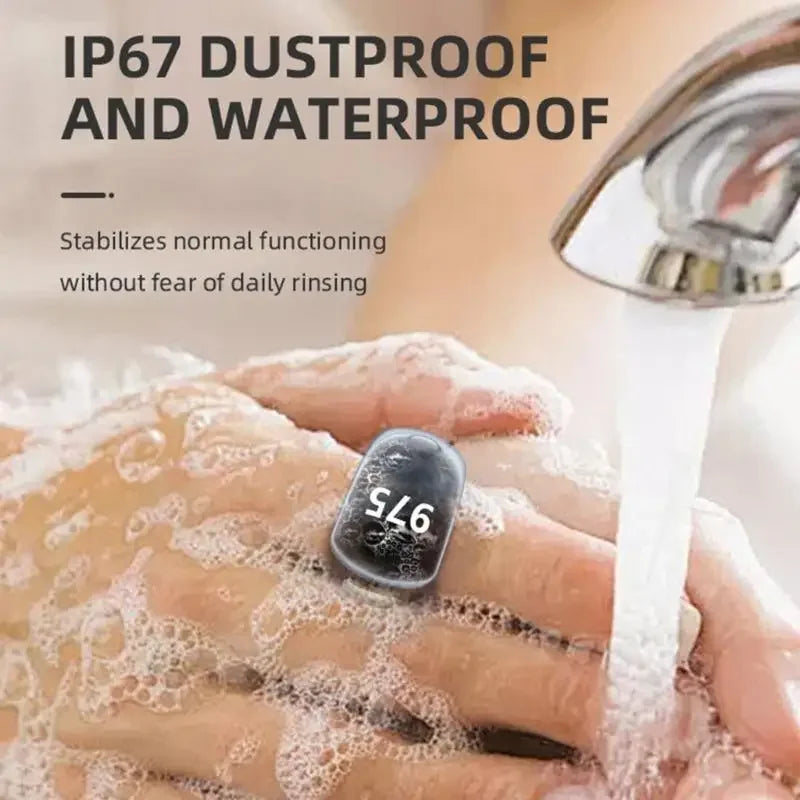 Multifunction Digital Counting Rings Mobile App tasbeeh Control Faith Zikr Rings for Spiritual Practices and Daily Prayer