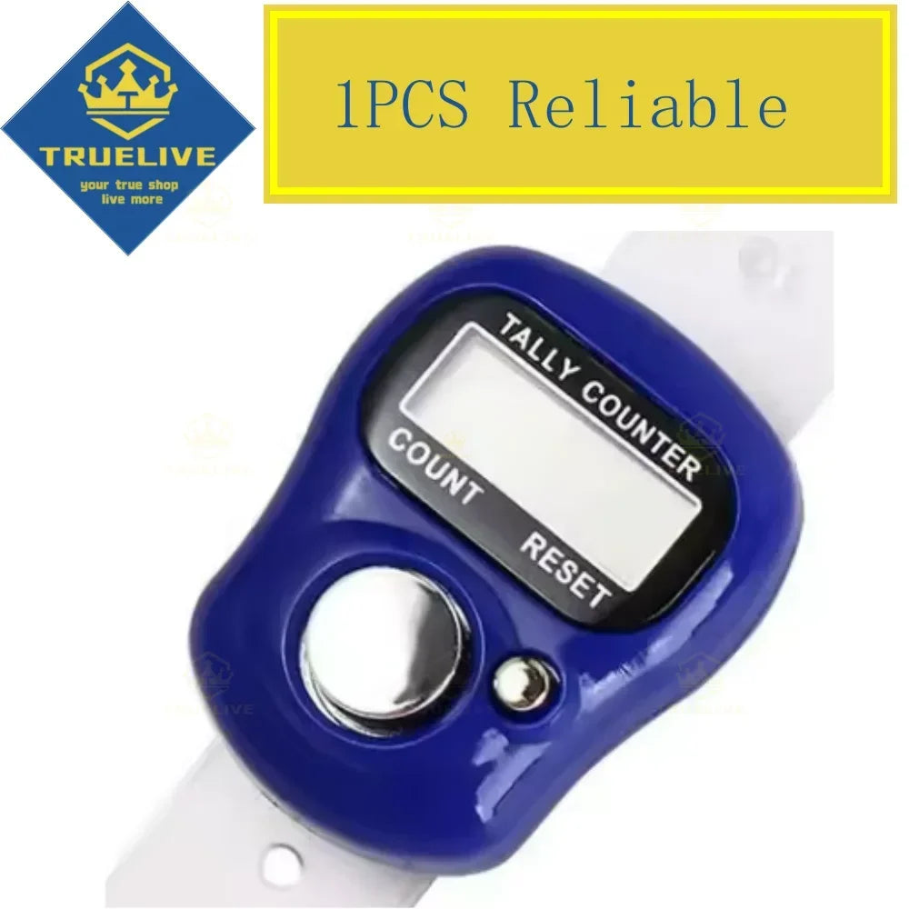 5/3/1PCS Mini Electronic Finger Counter Hand Tally Clicker Counter Ring Digital Counters Knitting Row Counter Stroke Contador
