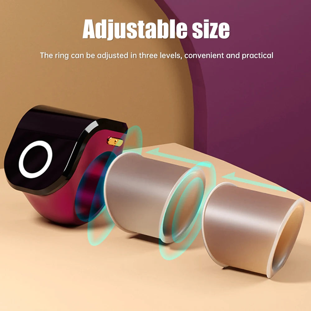 Smart Digital Counter for Muslims Prayer Time Vibration Reminder Mini Ring Counter Touch Waterproof Finger Counter Tasbeeh Zikr