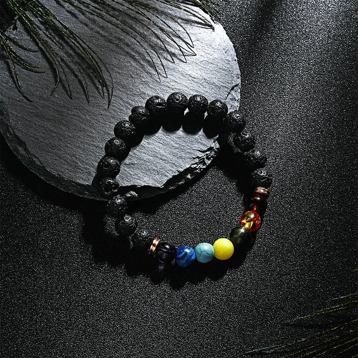 7 Chakra Beads Bracelets Bangles For Women Men Natural Stone Reiki Healing Balance Yoga Bracelet Prayer Meditation Jewelry Gift