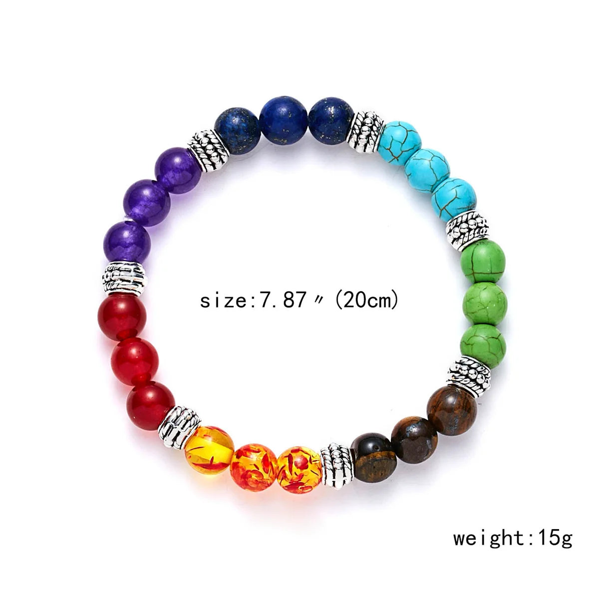 7 Chakra Beads Bracelets Bangles For Women Men Natural Stone Reiki Healing Balance Yoga Bracelet Prayer Meditation Jewelry Gift