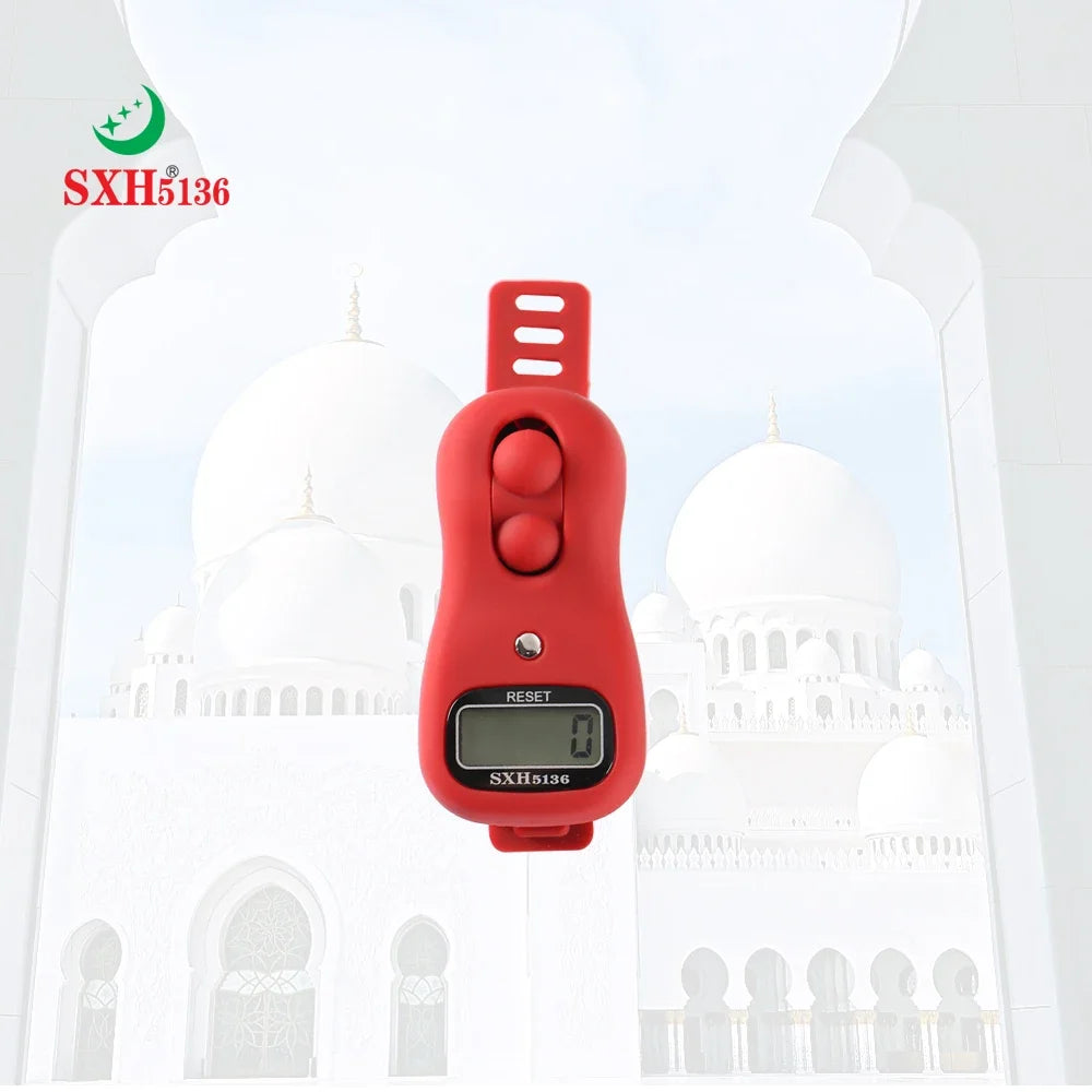 SXH5136 Model 3001 Battery Replaceable Electronic Rosary Hand Tally Counter Muslim Prayer Mini Ring Digtial Tasbih
