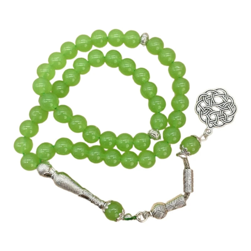 Prayer Beads Bracelet Tasbih 45 Rosary Beads Handchain Muslims Religion Eid Gift 4XBF