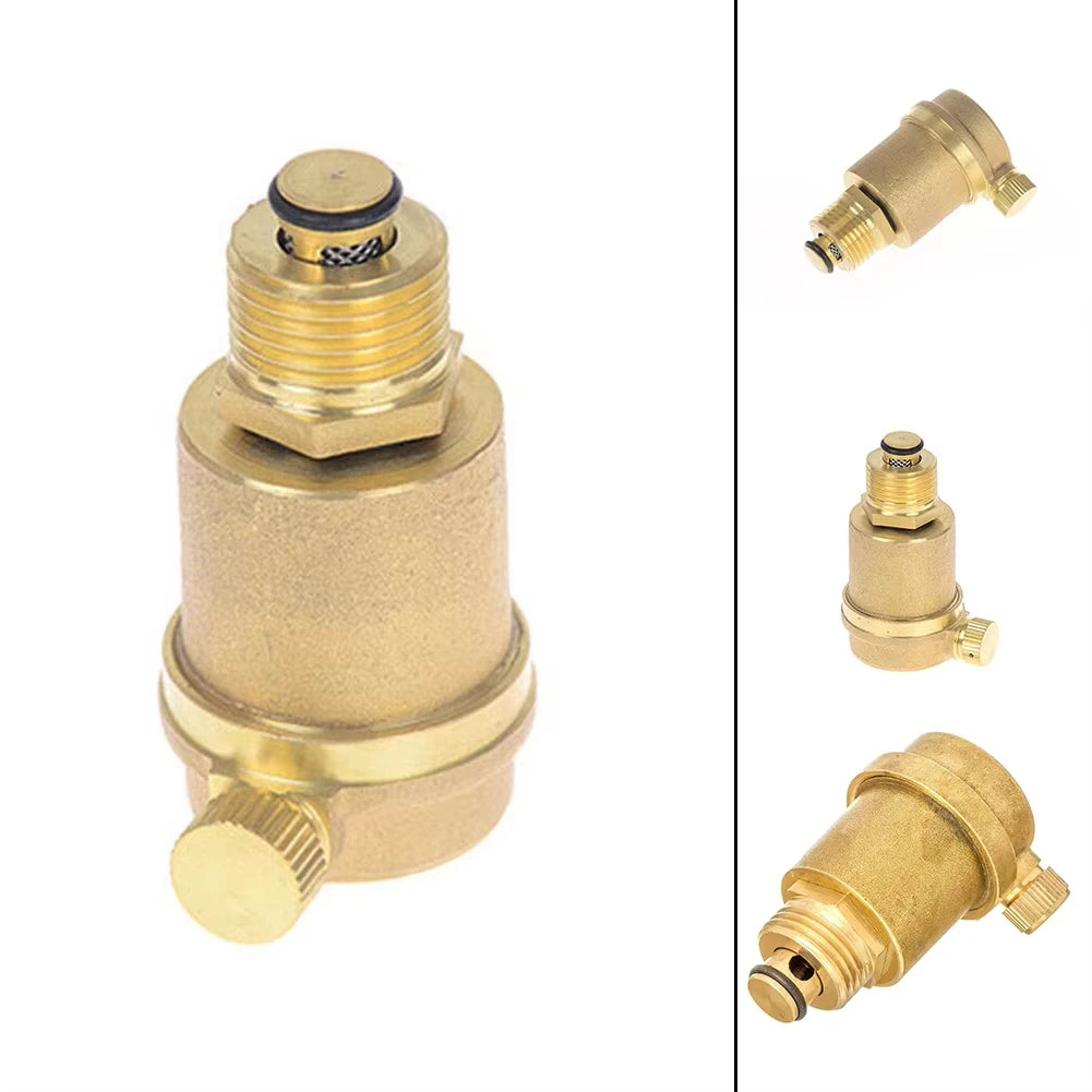 1pc 1/2" BSP 61mm Pressure Release Valve Brass Solar Water Heater Automatic Air Vent Pressure Release Valve Home Valve Parts