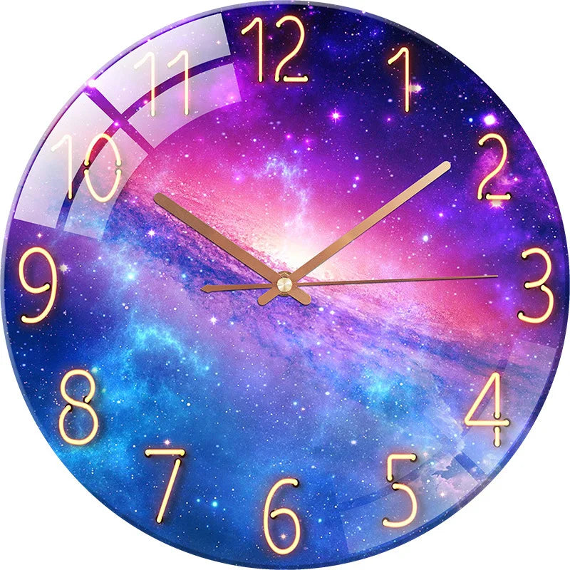 12 inch Modern Silent Wall Clock Non-ticking Silent Digital Wall Clock Silent Movement Without Ticking Living Room Decoration