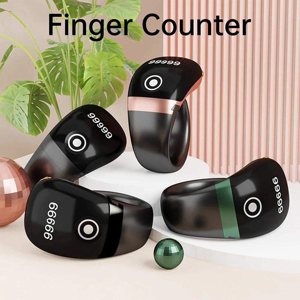 Smart Tasbih Tally Counter 0~99999 Muslims Tasbeeh Zikr Ring Prayer Time Vibration Reminder Type-C Ring Counters OLED Display