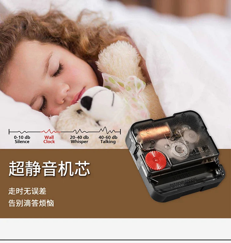 Being an artist of life, modern minimalist voice controlled luminous wall clock