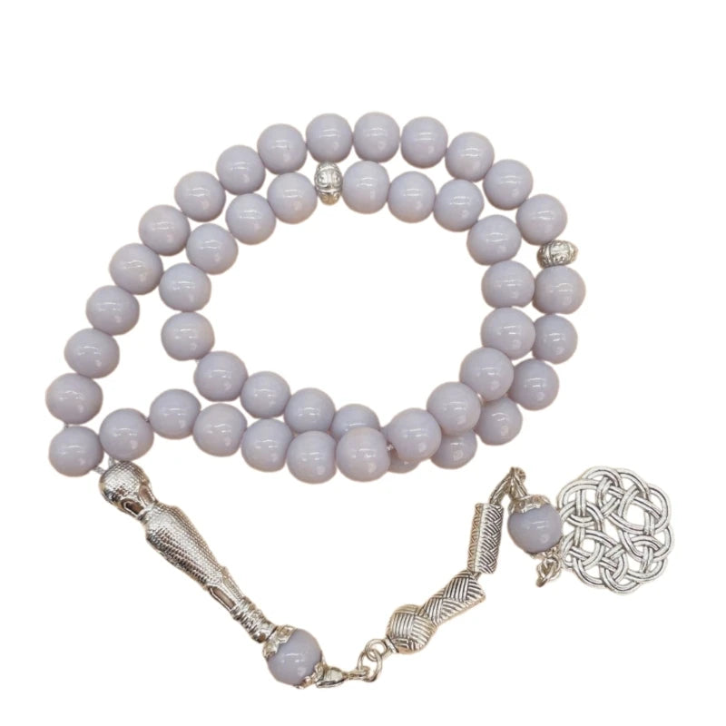 Prayer Beads Bracelet Tasbih 45 Rosary Beads Handchain Muslims Religion Eid Gift 4XBF