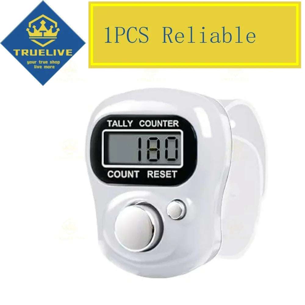 5/3/1PCS Mini Electronic Finger Counter Hand Tally Clicker Counter Ring Digital Counters Knitting Row Counter Stroke Contador