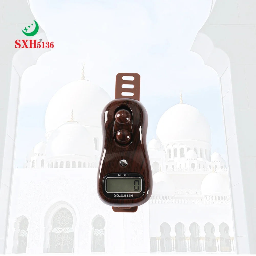 SXH5136 Model 3001 Battery Replaceable Electronic Rosary Hand Tally Counter Muslim Prayer Mini Ring Digtial Tasbih