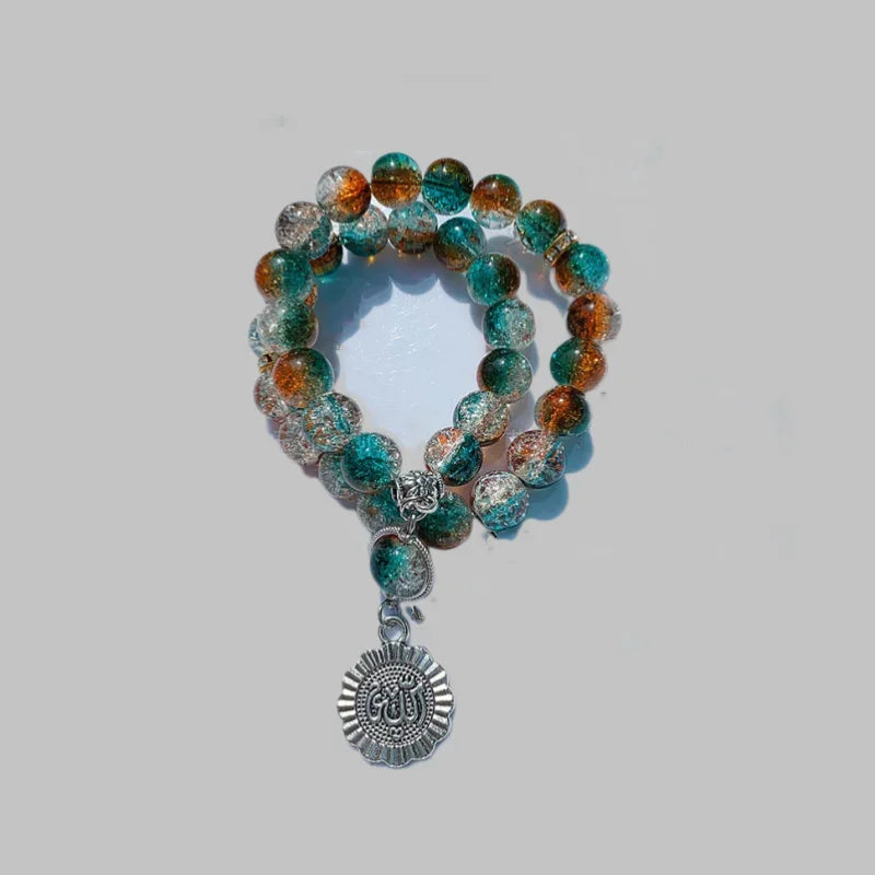 1 Strand Muslim Prayer 33/99 Pieces 10mm Beads Tasbih Bracelet Ramadan Eid Gift Jewelry Islamic  Arab