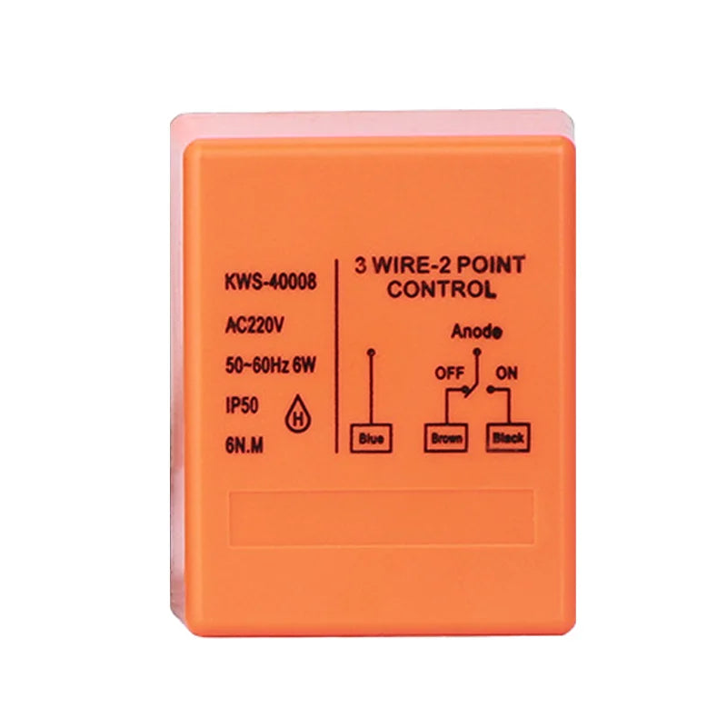 AC220V DC12V-24V Electric Thread Stainless Steel Ball Valve 2-control 3-wire Solenoid Water Valve Actuator, DN15/20/25/32/40/50