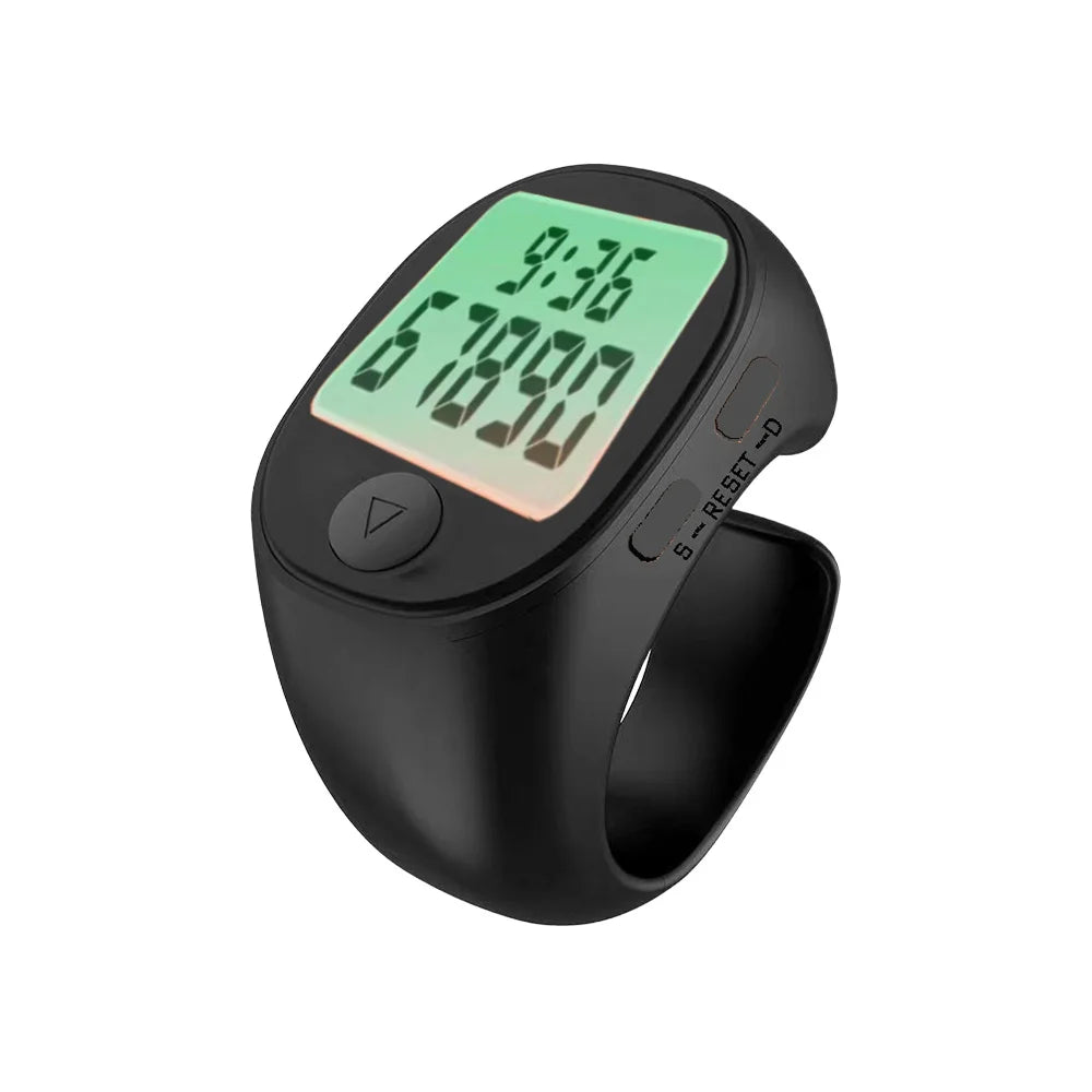 NEW Smart Zikr Ring Praise Tasbih Tally Electronic Digital Counter for Muslims Prayer Time Vibration Reminder Waterproof