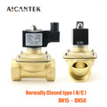 1/2" 3/4" 1" 2" DN15 DN20 DN25 DN32 DN50 Electric Ball Valve 12V 24V 220V 110V Solenoid Valve Normally Closed for Water Oil Air