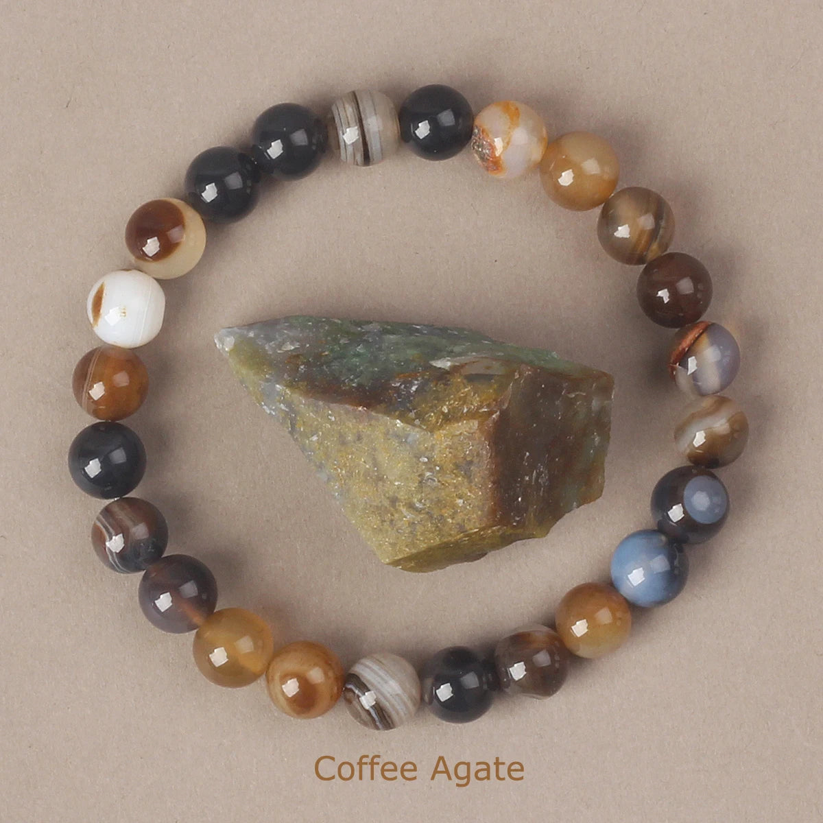 6/8MM Natural Pyrite Stone Bracelet for Men Promoting Blood Circulation Healing Energy Meditation Women Bracelets Jewelry Gifts