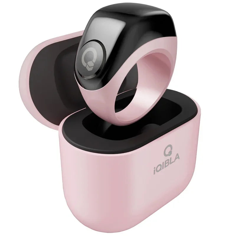 Smart Ring J01 with Three Rechargeable Ring Holders Charge Box Jewelry Accessories Intelligent Counting Bluetooth Device