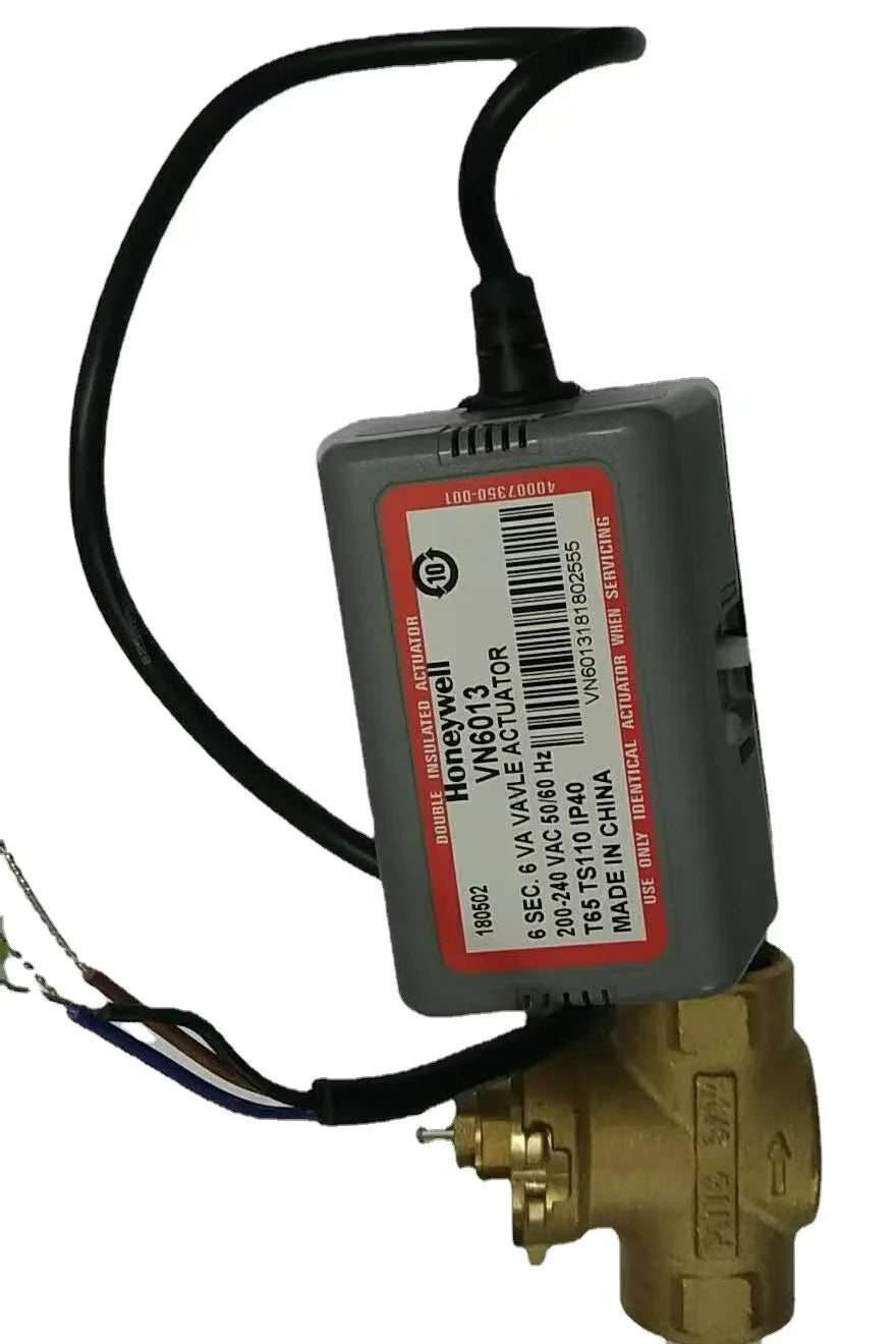 1/2”3/4“1” Honeywell Motorized Two-Way Valve Brass VN6013 Fan Coil Electric Valve AC220V