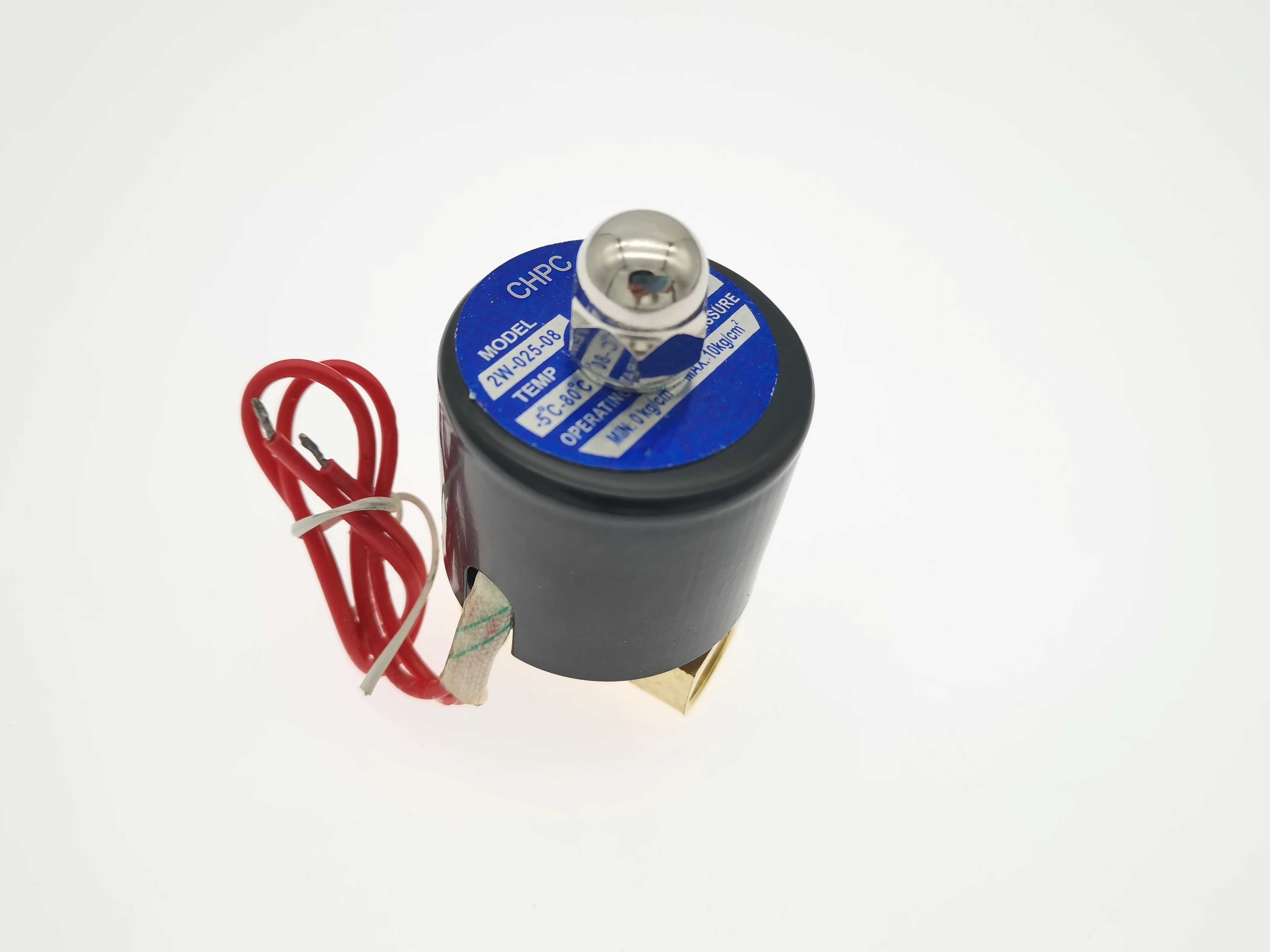 1/4" 3/8" 1/2" 3/4" 1"  Water brass Air Electric Solenoid Valve 2W025-08 2w040-10 2W160-15 2W200 DN15 DN20 DN10 Normally Closed