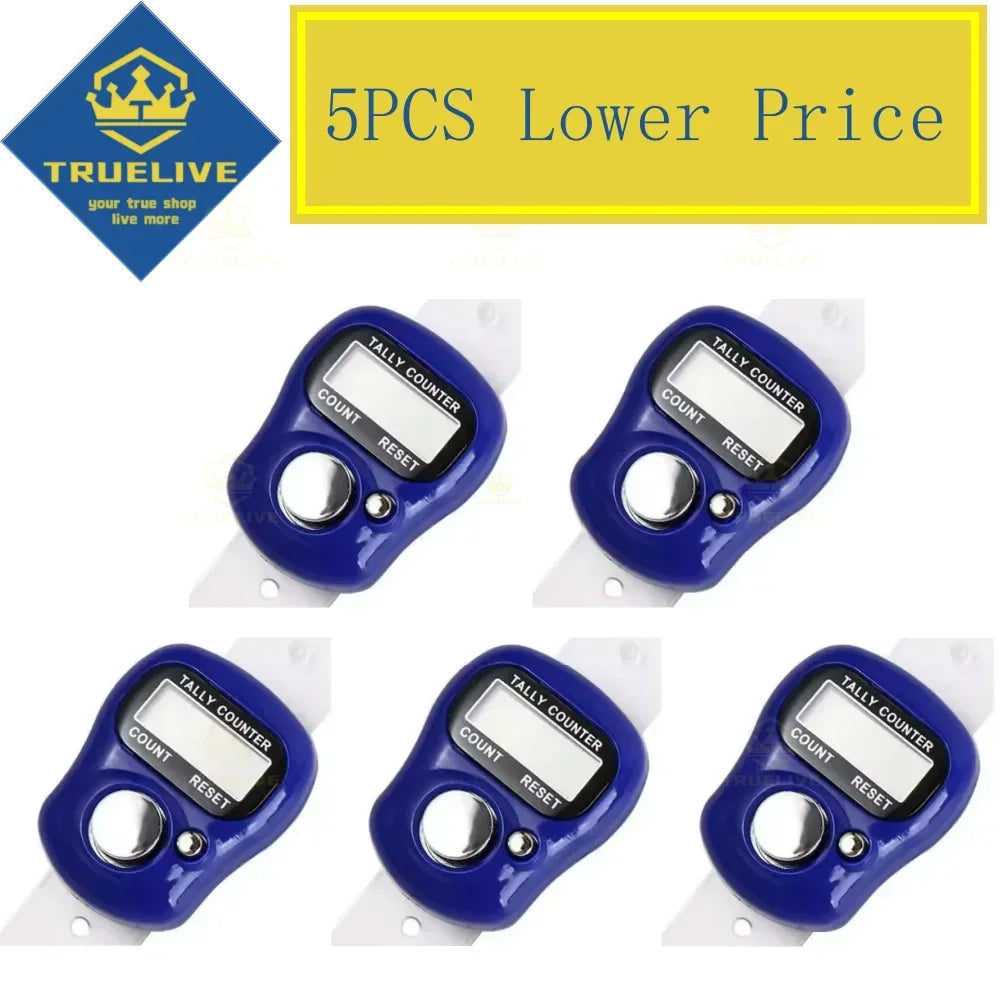 5/3/1PCS Mini Electronic Finger Counter Hand Tally Clicker Counter Ring Digital Counters Knitting Row Counter Stroke Contador