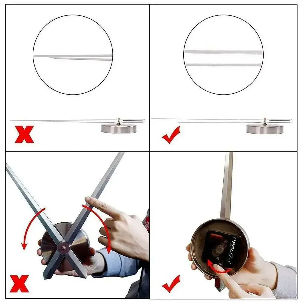 Large 3D Digital Wall Clock Acrylic European Creative Numerals Design Mirror Wall Sticker Clock DIY Self Adhesive Home Decor