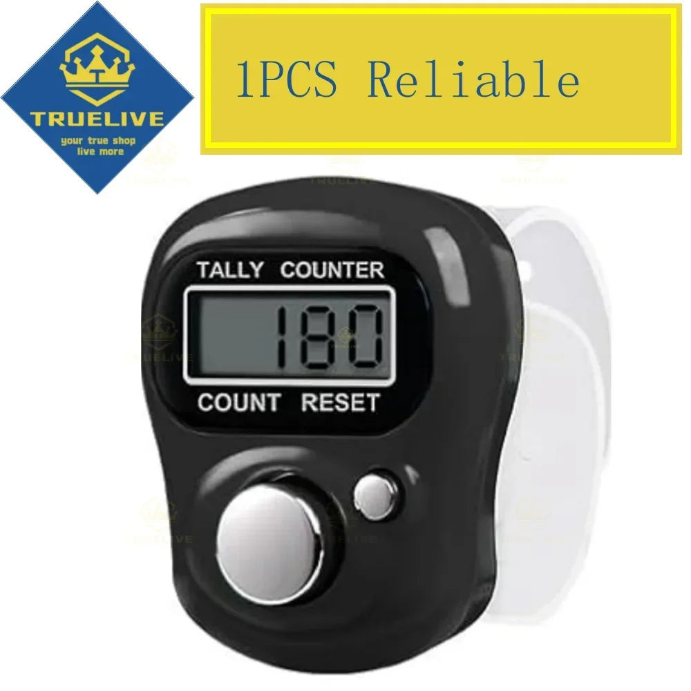 5/3/1PCS Mini Electronic Finger Counter Hand Tally Clicker Counter Ring Digital Counters Knitting Row Counter Stroke Contador