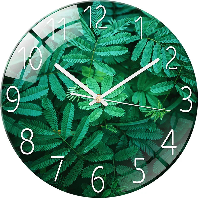 12 inch Modern Silent Wall Clock Non-ticking Silent Digital Wall Clock Silent Movement Without Ticking Living Room Decoration
